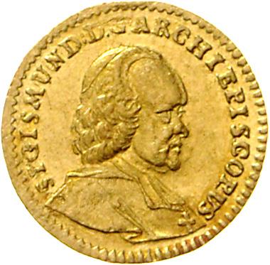 Sigismund III. Graf Schrattenbach, Gold - Coins, medals and paper money