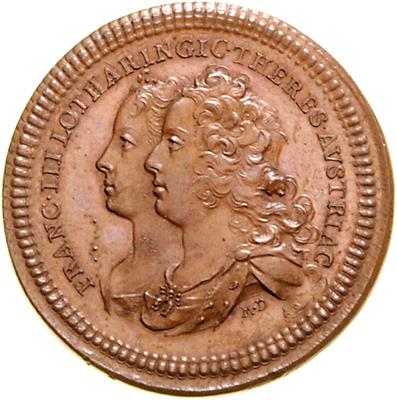 Vermählung Maria Theresias mit Franz I. Stefan - Münzen, Medaillen und Papiergeld