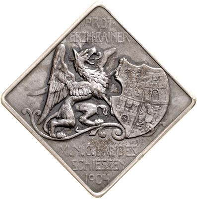 XI. Niederösterreichisches Landesschießen in Wr. Neusstadt - Mince a medaile