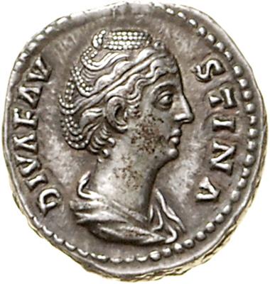 (10 versch. Denare) Antoninus Pius 138-161 - Münzen, Medaillen und Papiergeld