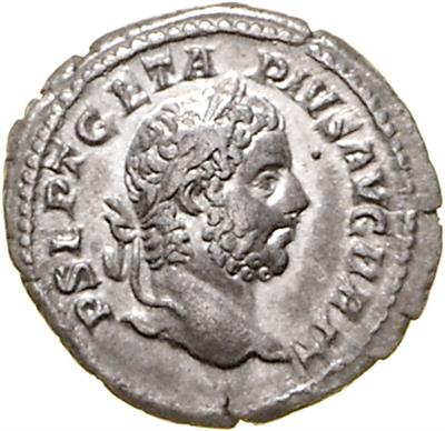 (4 Denare) 1.) Septimius Severus 193-211 - Münzen, Medaillen und Papiergeld