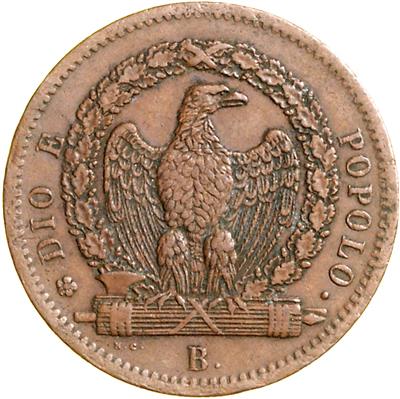 2. Römische Republik 9. Feburar bis 3. Juli 1849 - Münzen, Medaillen und Papiergeld