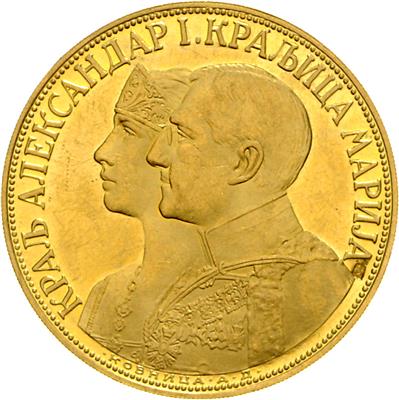 Alexander I. 1921-1934, GOLD - Mince a medaile