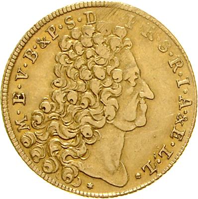 Bayern, Maximilian II. Emanuel 1679-1726 GOLD - Münzen, Medaillen und Papiergeld