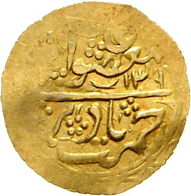 Bukhara, Abd al-Ahad 1309-1339 AH (=1886-1910 AD) GOLD - Mince a medaile