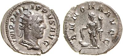 Caracalla bis Philippus II. - Mince a medaile
