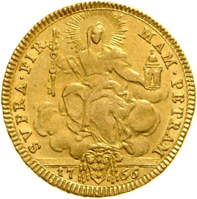 Clemens XIII. 1758-1769 GOLD - Coins, medals and paper money