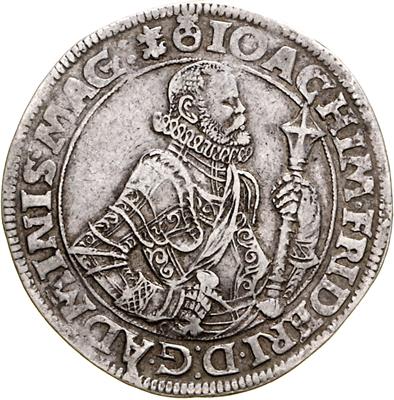 Erzbistum Magdeburg, Joachim Friedrich von Brandenburg als Administrator 1566-1598 - Münzen, Medaillen und Papiergeld