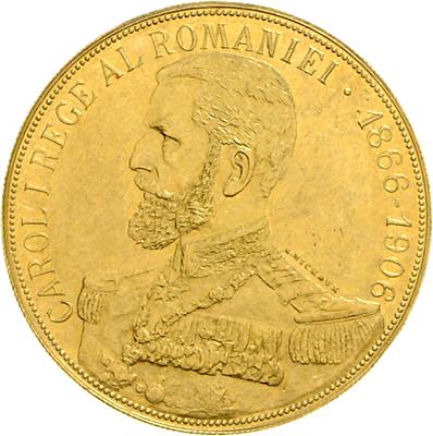 Karl I. 1866-1914, GOLD - Münzen, Medaillen und Papiergeld