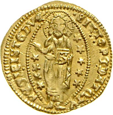 Kreuzfahrer auf Chios, Philip Maria Visconti 1421-1436, GOLD - Mince a medaile