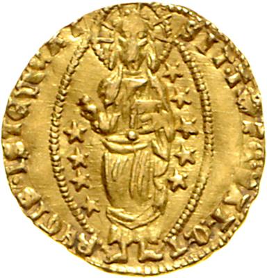 Kreuzfahrer auf Mytilene/ Metelino (Lesbos) Dorino Gattilusio 1428-1449, Gold - Coins, medals and paper money