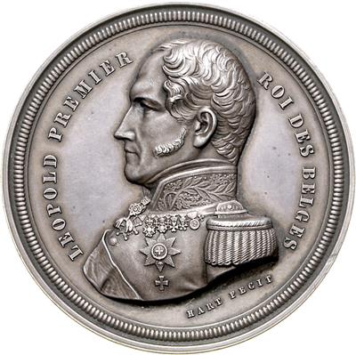 Leopold I. 1831-1865/Staatsprämie für Ärzte und Pfleger der Cholerakranken - Coins, medals and paper money