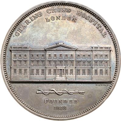 London Charing Cross Hospital - Münzen, Medaillen und Papiergeld