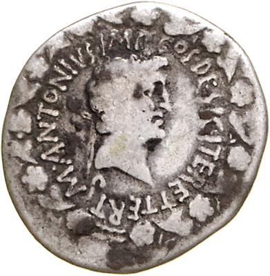 Marcus Antonius und Octavia - Coins, medals and paper money