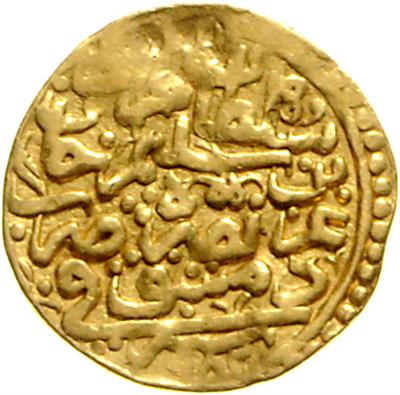 Osmanisches Reich, Murad III. AH 982-1003 (1574-1594) GOLD - Mince a medaile