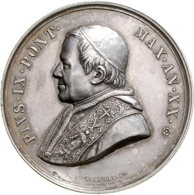 Pius IX. 1846-1878 - Münzen, Medaillen und Papiergeld