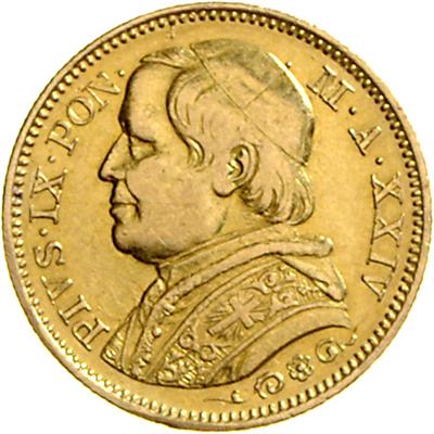 Pius IX. 1846-1878 GOLD - Coins, medals and paper money