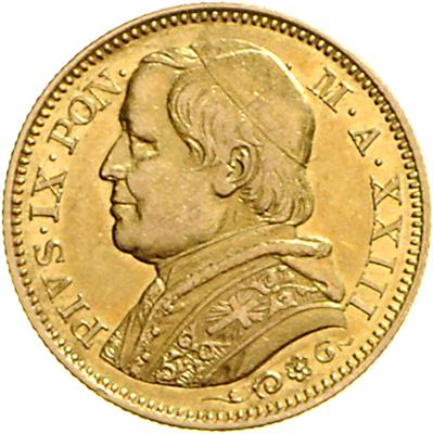Pius IX. 1846-1878 GOLD - Mince a medaile