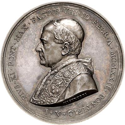 Pius XI. 1922-1939 - Coins, medals and paper money