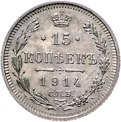 Russland/ UDSSR - Coins, medals and paper money