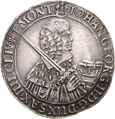 Sachsen A. L. Johann Georg II.1656-1680 - Monete, medaglie e carta moneta