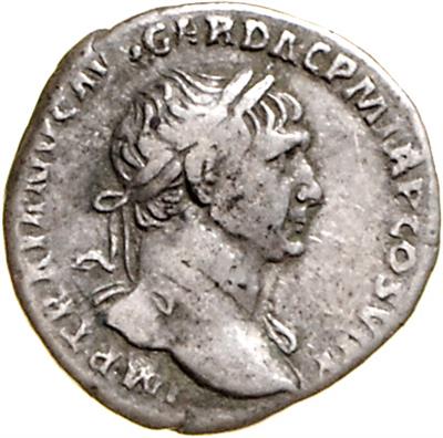Traianus 98-117 - Mince a medaile