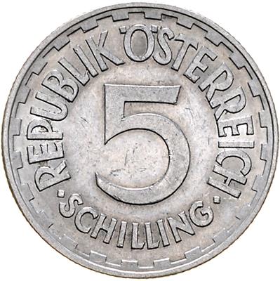5 Schilling 1957, =4,00 g= III - Mince a medaile