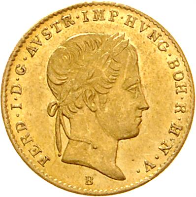 Ferdinand I. GOLD - Münzen, Medaillen und Papiergeld