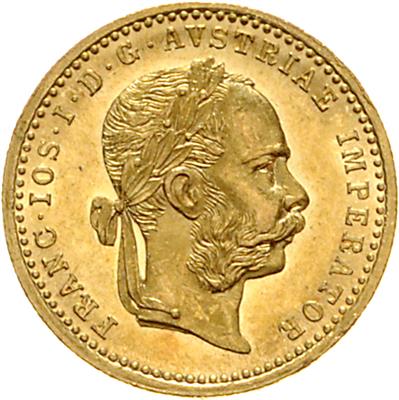 Franz Josef I GOLD - Münzen, Medaillen und Papiergeld