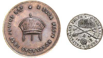 Franz Josef I.-Ungarn - Mince a medaile