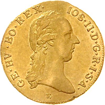 Josef II. GOLD - Coins, medals and paper money