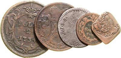 Karl VI. - Monete, medaglie e carta moneta