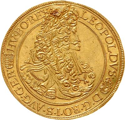 Leopold I. GOLD - Münzen, Medaillen und Papiergeld