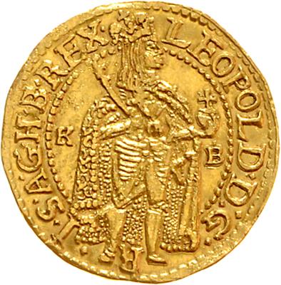 Leopold I. GOLD - Monete, medaglie e carta moneta