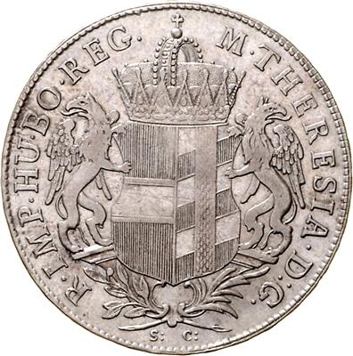 Maria Theresia - Coins, medals and paper money