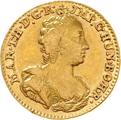 Maria Theresia GOLD - Münzen, Medaillen und Papiergeld