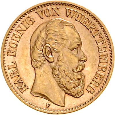(2 Stk.) GOLD - Münzen, Medaillen und Papiergeld