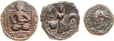 (3 Stk.) 1) Seljuqen von Rum, Sulayman II. AH 592-600 (1196-1204) - Coins, medals and paper money