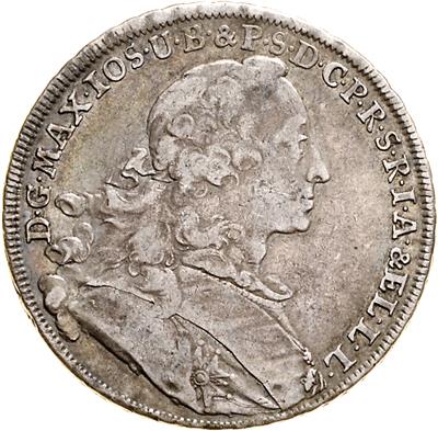 (9 Stk.) 1.) Bayern, Max III. Josef - Monete, medaglie e carta moneta