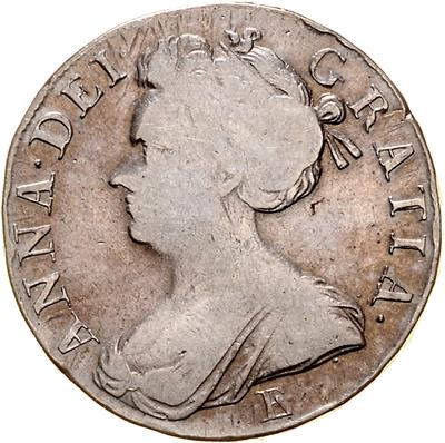 Anne 1702-1714 - Münzen, Medaillen und Papiergeld