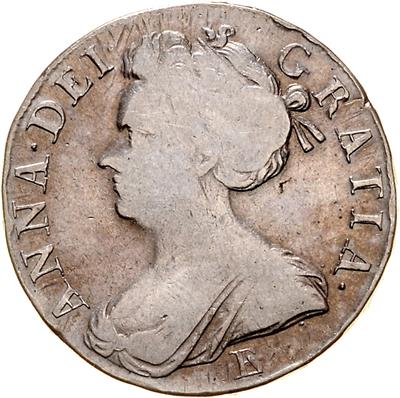 Anne 1702-1714 - Coins, medals and paper money