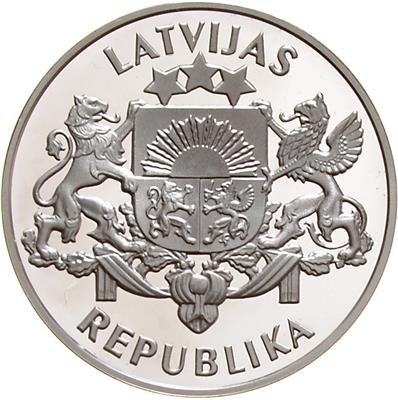 Baltikum - Coins, medals and paper money