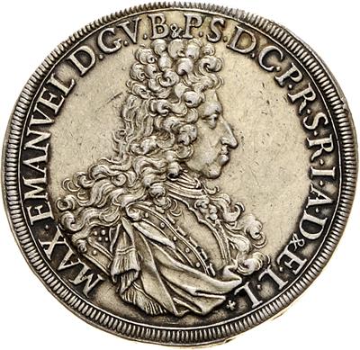 Bayern, Maximilian II. Emanuel 1679-1726 - Münzen, Medaillen und Papiergeld