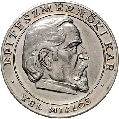Budapest, Technische Universiät, Ybl Miklos - Coins, medals and paper money