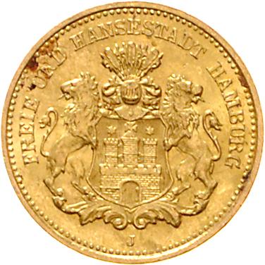 Hamburg, GOLD - Münzen, Medaillen und Papiergeld
