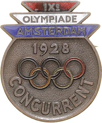 IX. Olympische Spiele in Amsterdam 1928 - Coins, medals and paper money