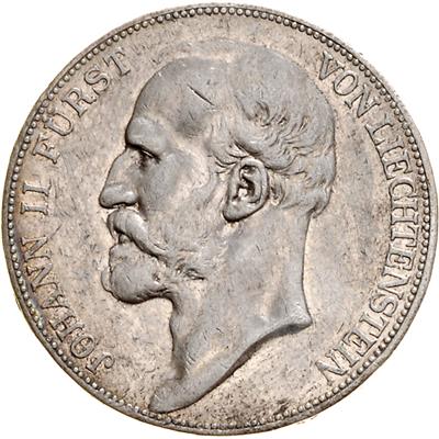 Johann II. 1858-1929 - Münzen, Medaillen und Papiergeld