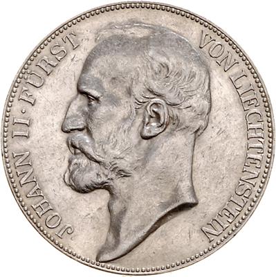 Johann II. 1858-1929 - Monete, medaglie e carta moneta