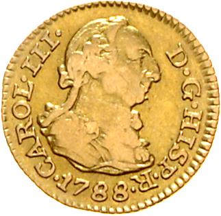 Karl III. 1759-1788, GOLD - Monete, medaglie e carta moneta