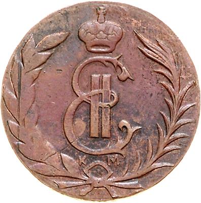 Katharina II. 1762-1796 - Münzen, Medaillen und Papiergeld